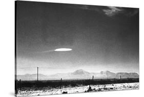 UFO Flying over New Mexico-null-Stretched Canvas