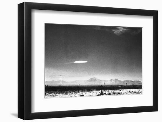 UFO Flying over New Mexico-null-Framed Photographic Print