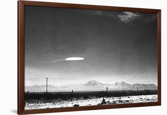 UFO Flying over New Mexico-null-Framed Photographic Print