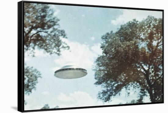 UFO from Coma Berenices-Paul Villa-Framed Stretched Canvas