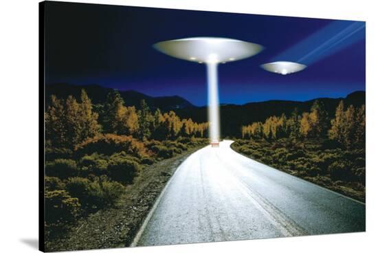 Ufo Invasion--Stretched Canvas