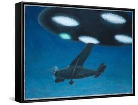 UFO Near Melbourne, Australia-Michael Buhler-Framed Stretched Canvas