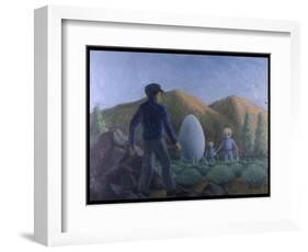 UFO Near Valensole, France-Michael Buhler-Framed Art Print