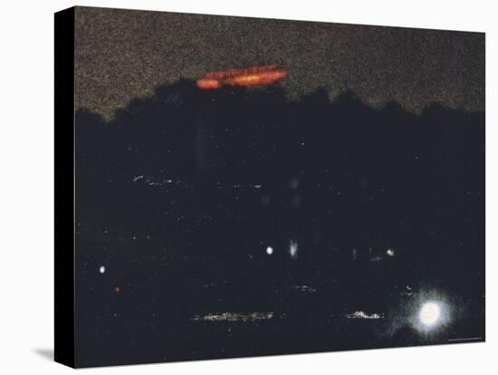 UFO Photographed by Mark Roth Over a Park in Queens New York-null-Stretched Canvas