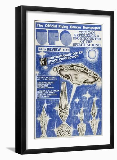 UFO Review Issue 19-null-Framed Art Print