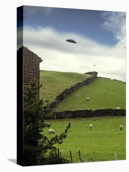 UFO Sighting-Richard Kail-Stretched Canvas