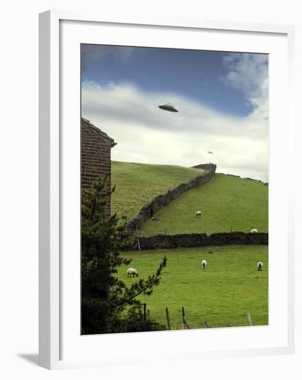 UFO Sighting-Richard Kail-Framed Photographic Print