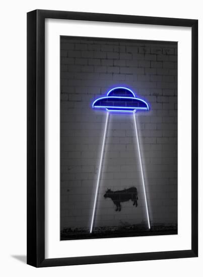 UFO-O.M.-Framed Giclee Print