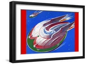 UFO-null-Framed Art Print