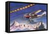 UFOs, Arnold-null-Framed Stretched Canvas