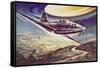 UFOs, Mantell, Godman-null-Framed Stretched Canvas