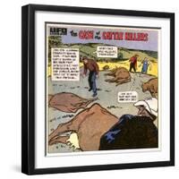 UFOs, Missouri Cattle-null-Framed Art Print