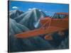 UFOs over the Cascade Mountains-Michael Buhler-Stretched Canvas