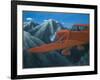 UFOs over the Cascade Mountains-Michael Buhler-Framed Art Print