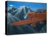 UFOs over the Cascade Mountains-Michael Buhler-Stretched Canvas