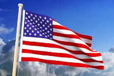 Usa Flag (Clipping Path)-Ufuk-Photographic Print