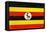 Uganda Flag Design with Wood Patterning - Flags of the World Series-Philippe Hugonnard-Framed Stretched Canvas