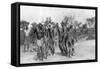 Ugandan Dancers, Dodoma to Mongalla, Uganda, 1925-Thomas A Glover-Framed Stretched Canvas