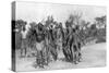 Ugandan Dancers, Dodoma to Mongalla, Uganda, 1925-Thomas A Glover-Stretched Canvas