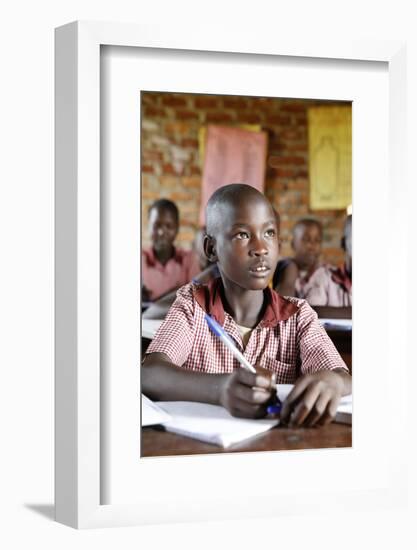 Ugandan school, Uganda-Godong-Framed Photographic Print