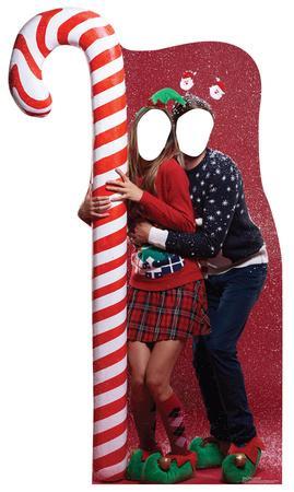Ugly Christmas Sweater w/ Candy Cane 