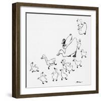 Ugly Duckling 1-Arthur Rackham-Framed Art Print