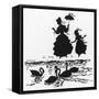 Ugly Duckling 2-Arthur Rackham-Framed Stretched Canvas