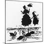 Ugly Duckling 2-Arthur Rackham-Mounted Art Print