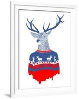 Ugly Winter Pullover-Robert Farkas-Framed Art Print