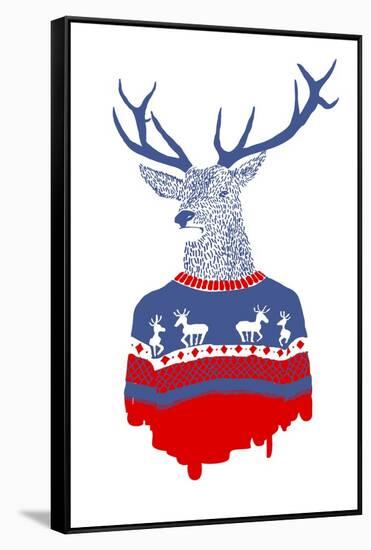 Ugly Winter Pulover-Robert Farkas-Framed Stretched Canvas