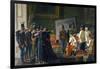 Ugo Bassi and His Sister Carlotta in Villa Spada, Ca 1866-Carlo Ademollo-Framed Giclee Print