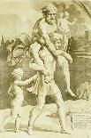 Abraham's Sacrifice, 1516-1518-Ugo da Carpi-Giclee Print