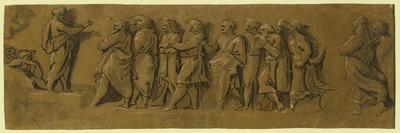 St. Peter Preaching the Gospel, Between 1515 and 1535-Ugo da Carpi-Giclee Print