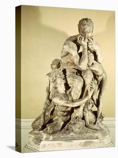 Ugolino and His Sons-Jean-Baptiste Carpeaux-Stretched Canvas