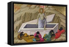 Ugolino Di Nerio (Ca 1280-1349) the Resurrection (From the Basilica of Santa Croce, Florence) Tempe-Ugolino Di Nerio-Framed Stretched Canvas