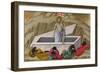 Ugolino Di Nerio (Ca 1280-1349) the Resurrection (From the Basilica of Santa Croce, Florence) Tempe-Ugolino Di Nerio-Framed Giclee Print