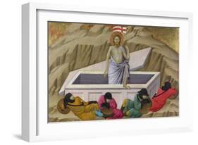 Ugolino Di Nerio (Ca 1280-1349) the Resurrection (From the Basilica of Santa Croce, Florence) Tempe-Ugolino Di Nerio-Framed Giclee Print