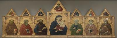 The Deposition (From the Basilica of Santa Croce, Florenc), C. 1324-1325-Ugolino Di Nerio-Framed Giclee Print