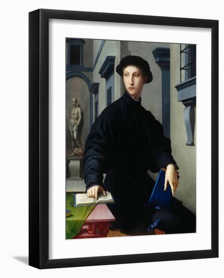 Ugolino Martelli, 1536-37-Agnolo Bronzino-Framed Giclee Print