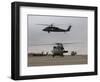 UH-60 Black Hawks Taxis Out for a Mission over Northern Iraq-null-Framed Photographic Print