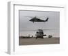 UH-60 Black Hawks Taxis Out for a Mission over Northern Iraq-null-Framed Photographic Print