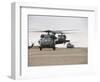 UH-60 Black Hawks Taxis Out for a Mission over Northern Iraq-null-Framed Photographic Print