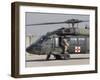 UH-60 Blackhawk Medivac Helicopter Refuels at Camp Warhorse after a Mission-Stocktrek Images-Framed Photographic Print