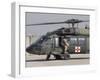 UH-60 Blackhawk Medivac Helicopter Refuels at Camp Warhorse after a Mission-Stocktrek Images-Framed Photographic Print