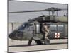 UH-60 Blackhawk Medivac Helicopter Refuels at Camp Warhorse after a Mission-Stocktrek Images-Mounted Photographic Print