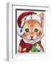 Uh Oh! Santa!-Jenny Newland-Framed Giclee Print