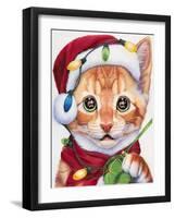 Uh Oh! Santa!-Jenny Newland-Framed Giclee Print