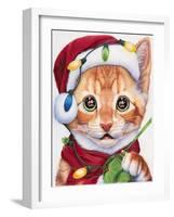 Uh Oh! Santa!-Jenny Newland-Framed Giclee Print