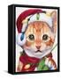 Uh Oh! Santa!-Jenny Newland-Framed Stretched Canvas