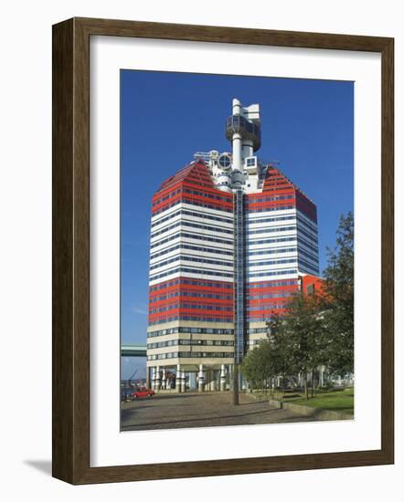 Uitken Lookout in Gothenburg, Goteborg Harbour, Sweden, Scandinavia-Neale Clarke-Framed Photographic Print